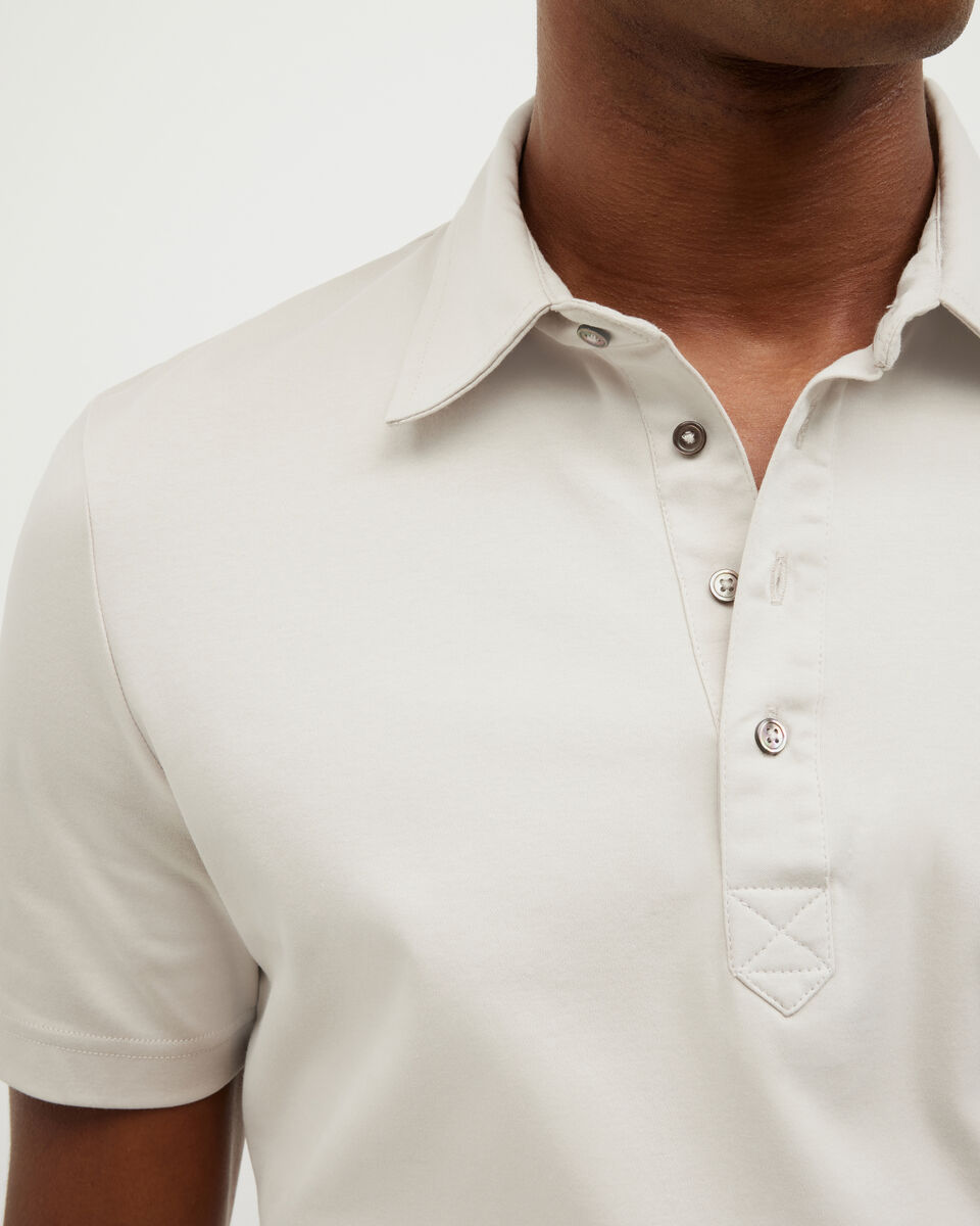 Travel Short Sleeve Polo, Neutral, hi-res